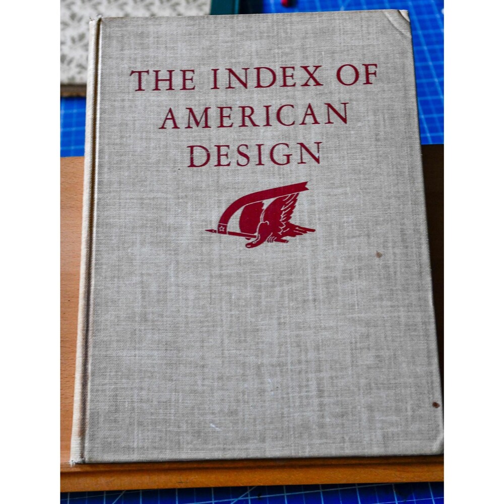 The Index of American Design 1950 First Edition Christensen Folk Art WPA